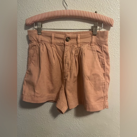New Free People Khaki Shorts Size 0 - Picture 1 of 3
